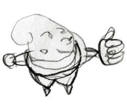 (1) Loosely rolled," Kuryuryu" sticker #7990341