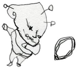 (1) Loosely rolled," Kuryuryu" sticker #7990343