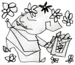 (1) Loosely rolled," Kuryuryu" sticker #7990353