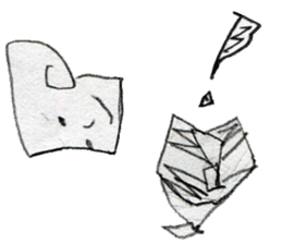 (1) Loosely rolled," Kuryuryu" sticker #7990359