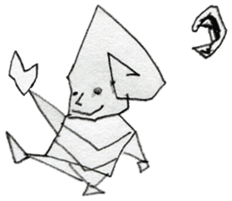 (1) Loosely rolled," Kuryuryu" sticker #7990360