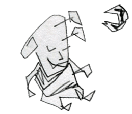 (1) Loosely rolled," Kuryuryu" sticker #7990363