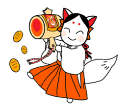 Priestess fox Yoko sticker #7990376