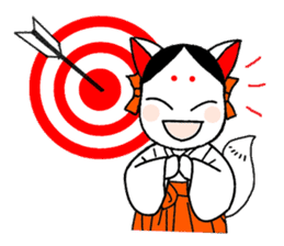 Priestess fox Yoko sticker #7990377