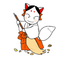 Priestess fox Yoko sticker #7990382
