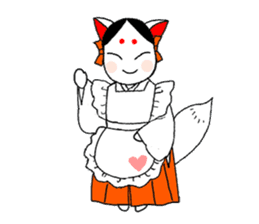 Priestess fox Yoko sticker #7990387