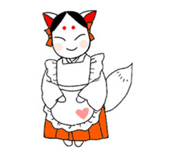 Priestess fox Yoko sticker #7990388
