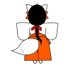 Priestess fox Yoko sticker #7990389