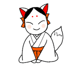 Priestess fox Yoko sticker #7990395