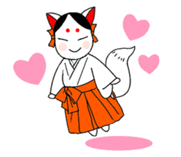 Priestess fox Yoko sticker #7990398