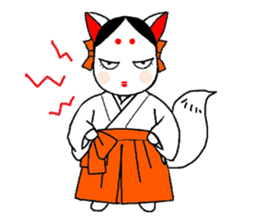 Priestess fox Yoko sticker #7990400
