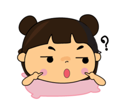 Piggy girl sticker #7990643
