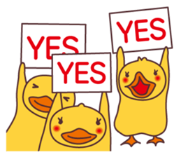 Duck! Duck! Duck! sticker #7990972