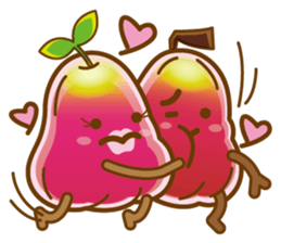 wax apple lover sticker #7991208