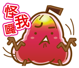 wax apple lover sticker #7991214