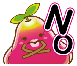 wax apple lover sticker #7991215