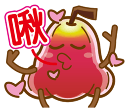 wax apple lover sticker #7991218