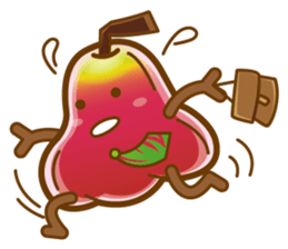 wax apple lover sticker #7991224