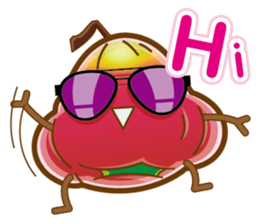 wax apple lover sticker #7991230