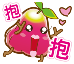 wax apple lover sticker #7991235