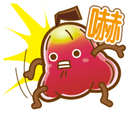 wax apple lover sticker #7991239