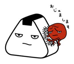 Mr. rice-ball and friends sticker #7992372