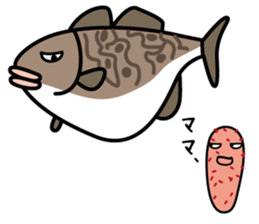 Mr. rice-ball and friends sticker #7992380