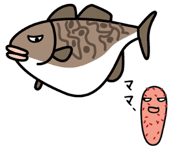 Mr. rice-ball and friends sticker #7992380