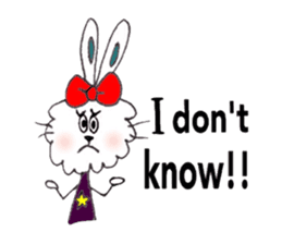 rabbit HANA,do you know....?? sticker #7992700