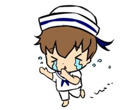 Sailor couple sticker #7993047