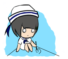 Sailor couple sticker #7993052