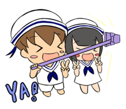 Sailor couple sticker #7993063