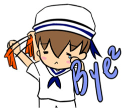 Sailor couple sticker #7993073