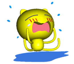 Mini Cat deserres a whacking 3D sticker #7993605