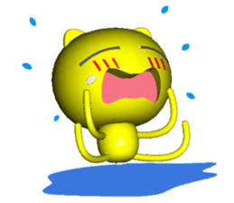 Mini Cat deserres a whacking 3D sticker #7993605