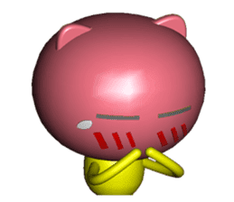 Mini Cat deserres a whacking 3D sticker #7993608