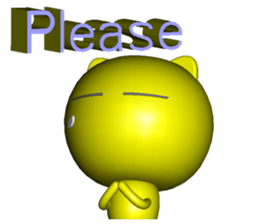 Mini Cat deserres a whacking 3D sticker #7993611