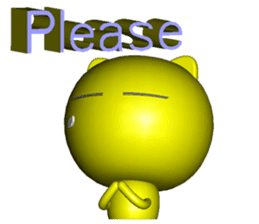 Mini Cat deserres a whacking 3D sticker #7993611