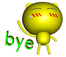 Mini Cat deserres a whacking 3D sticker #7993613