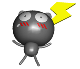 Mini Cat deserres a whacking 3D sticker #7993615