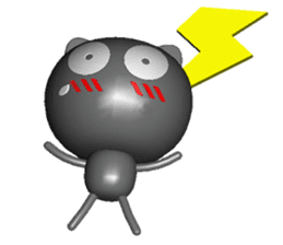 Mini Cat deserres a whacking 3D sticker #7993615