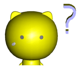 Mini Cat deserres a whacking 3D sticker #7993618