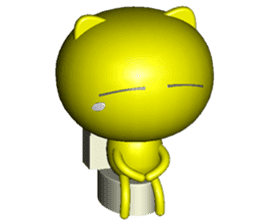 Mini Cat deserres a whacking 3D sticker #7993624