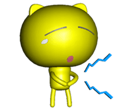 Mini Cat deserres a whacking 3D sticker #7993625