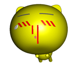 Mini Cat deserres a whacking 3D sticker #7993632