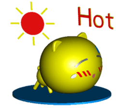 Mini Cat deserres a whacking 3D sticker #7993637