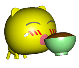 Mini Cat deserres a whacking 3D sticker #7993640