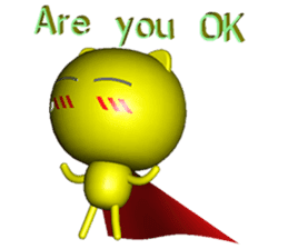 Mini Cat deserres a whacking 3D sticker #7993641