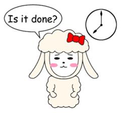 Rin's fluffy rabbit    (English version) sticker #7993739