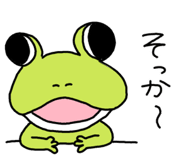 Be born as a frog 2 sticker #7993766